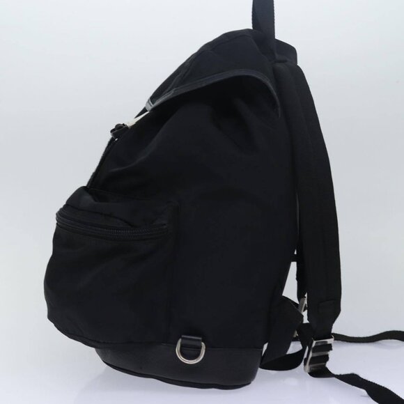 PRADA Backpack Nylon Black Auth ki4596 - Picture 4 of 16